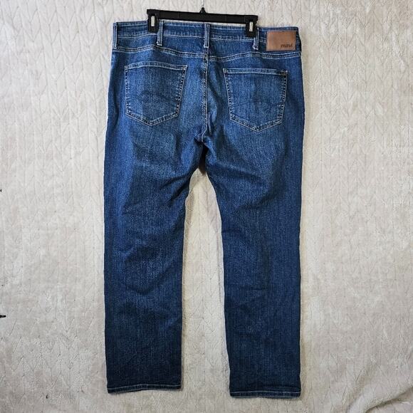 Mavi Jeans Zach Straight Leg Mens 38x30 Medium Wash Classic Wardrobe Staple - Picture 4 of 8